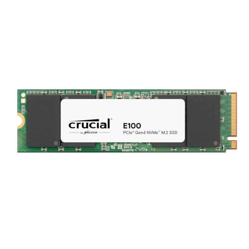 CT2000E100SSD8_Crucial-E100-2TB-PCIe-Gen4-2280-NVMe-M.2-SSD_wr_01a Crucial E100 2TB PCIe Gen4 2280 NVMe M.2 SSD PC Components