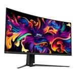 MSI MPG 341CQPX QD-OLED 34″ UWQHD 240Hz 0.03ms Curved Gaming Monitor Gaming Monitors