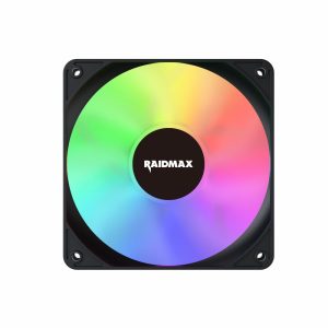 Raidmax NVX120FBDC4 120mm 3pin ARGB 4in1 Fan - Black Case Fans