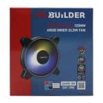 PCBuilder Tempest Chill 120MM ARGB Inner Glow Fan Case Fans