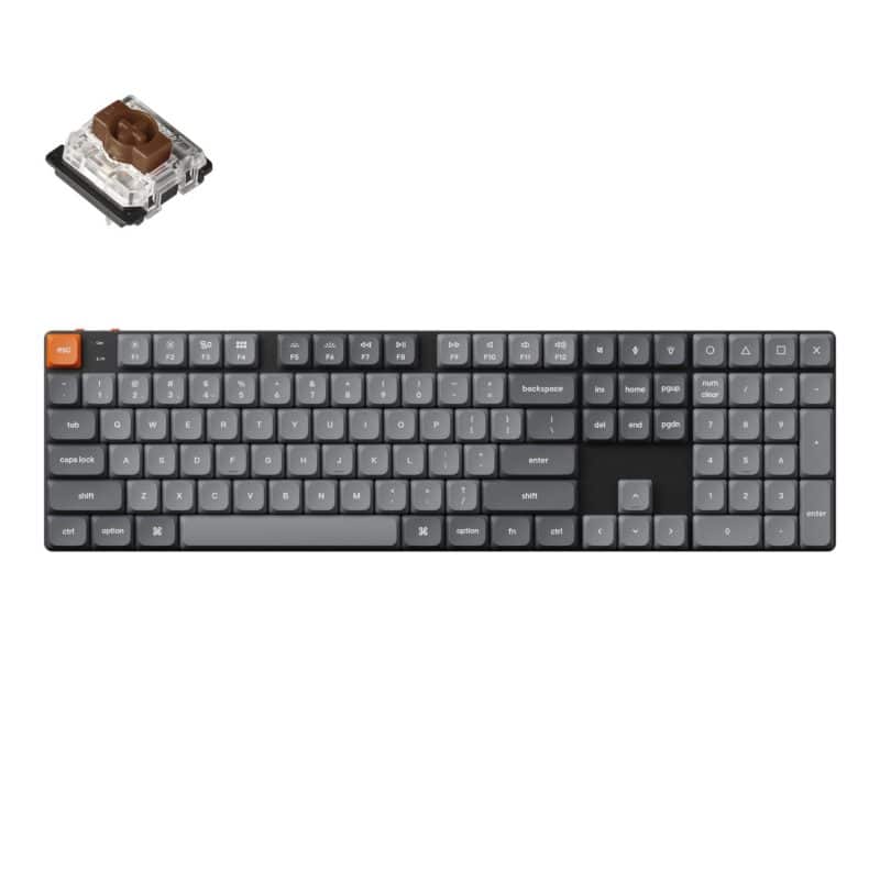 Keychron_K5M-H3_wr_01a Keychron K5 Max QMK/VIA Full-sized Wireless Custom Mechanical Keyboard | BROWN Switches Keyboards