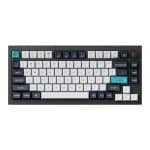 Keychron Q1 Max QMK/VIA RGB Wireless Custom Mechanical Keyboard (Gateron RED Switches) - Black Gaming Keyboards