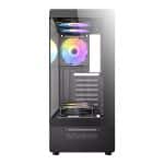 Antec VCX200 RGB Elite ATX Mid-Tower Gaming Chassis - Black Chassis/Cases