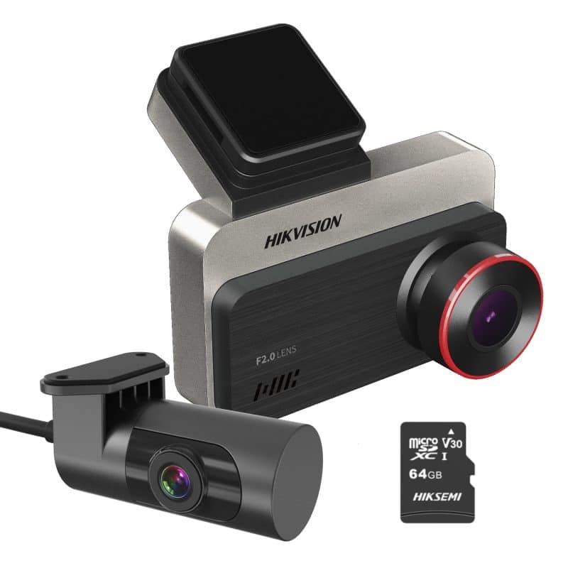 Hikvision C200S Dashcam, with 64GB Micro-SD Dash Cams