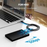 UGreen Type-C to USB 3.0 Cable 2m – Fast Charging 3A, 5Gbps Sync – Black Cables