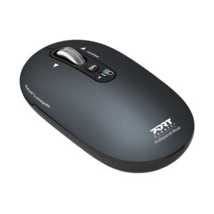 Port Connect PURE MAC Rechargeable Wireless and Bluetooth Mouse - Shadow Mice