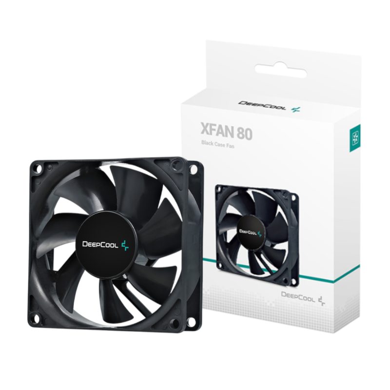 DeepCool XFAN 80mm Case Fan - Black Case Fans