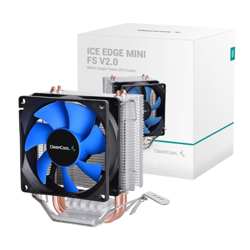 DP-MCH2-IEMV2_DeepCool-Ice-Edge-Mini-FS-V2.0-80mm-CPU-Air-Cooler-Blue_wr_01 DeepCool Ice Edge Mini FS V2.0 80mm CPU Air Cooler - Blue Air Coolers