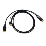 Gizzu 4K HDMI to DP Cable (1.8m) - Black Cables