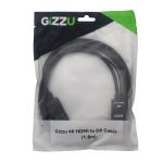 Gizzu 4K HDMI to DP Cable (1.8m) - Black Cables