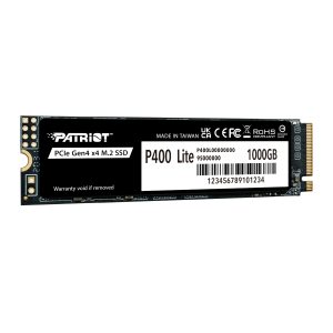 Patriot P400 Lite 1TB M.2 PCIe Gen 4 x4 NVMe SSD PC Components