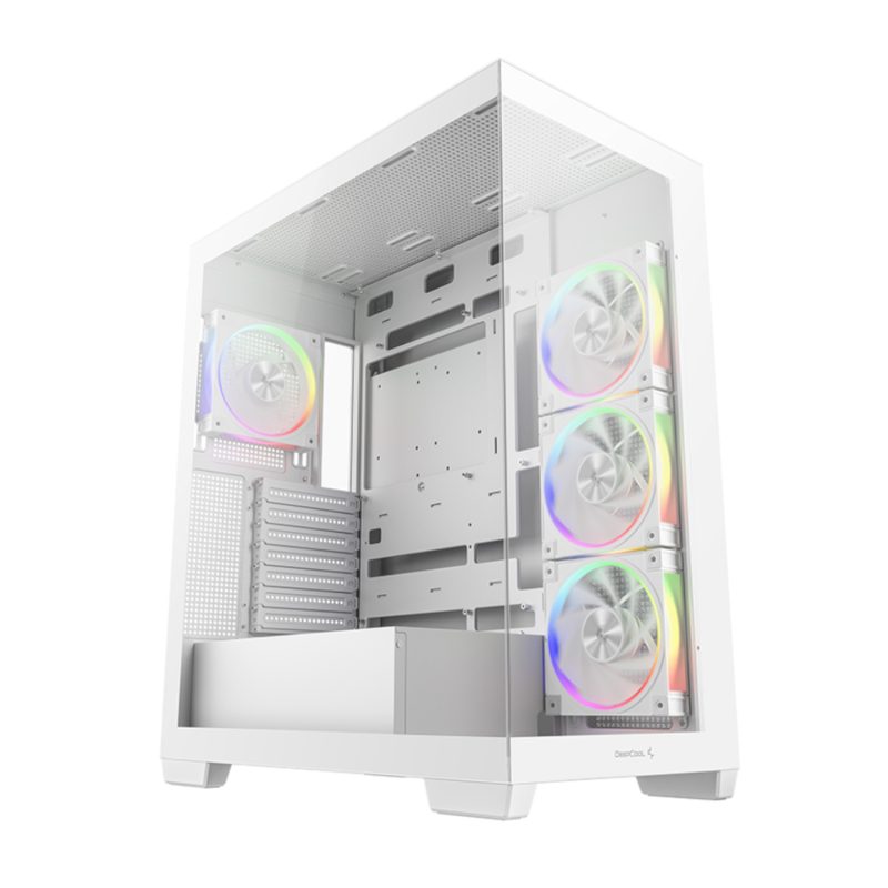 R-CG580-WHADA4-G-2_DeepCool-CG580-4F-V2-ARGB-ATX-Gaming-Chassis-–-White_wr_01 DeepCool CG580 4F V2 ARGB ATX Gaming Chassis – White Chassis/Cases