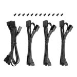 DeepCool FL12 3-in-1 ARGB 120mm PWM 3 Fan Pack - Black Case Fans