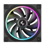 DeepCool FL12 3-in-1 ARGB 120mm Fan 3 Pack - Black Case Fans