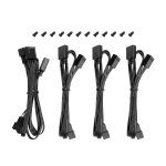 DeepCool FL12 3-in-1 ARGB 120mm Fan 3 Pack - Black Case Fans