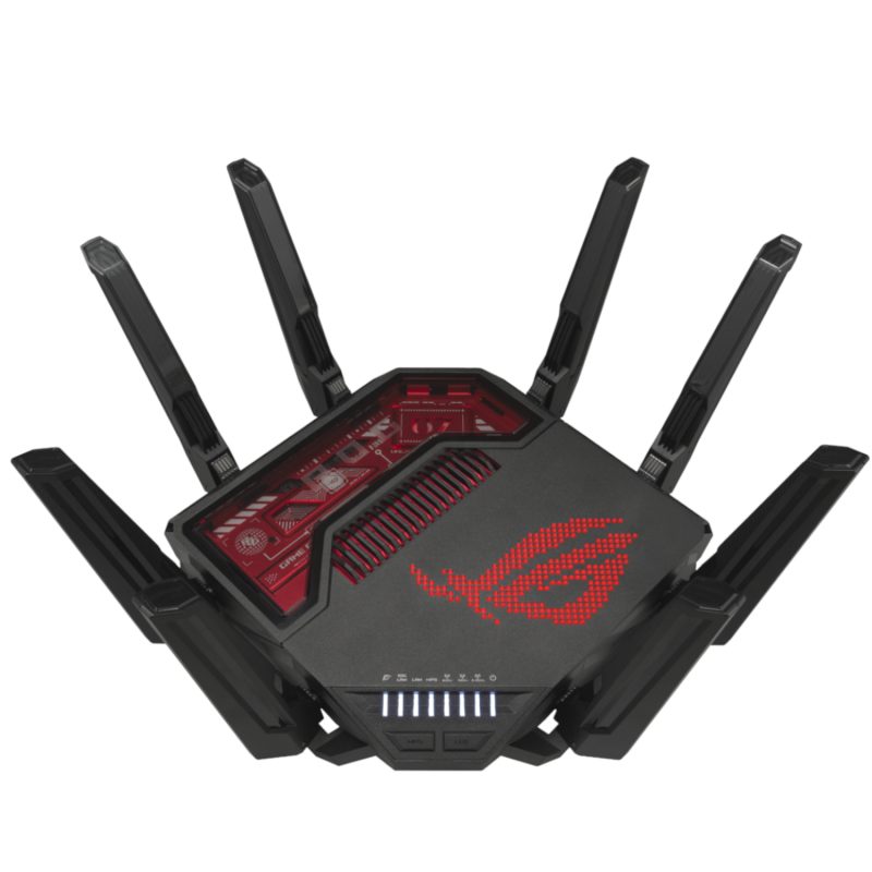 ASUS ROG Rapture BE19000 Wi-Fi 7 Tri-Band Gaming Router with Dual 10G Ports Networking