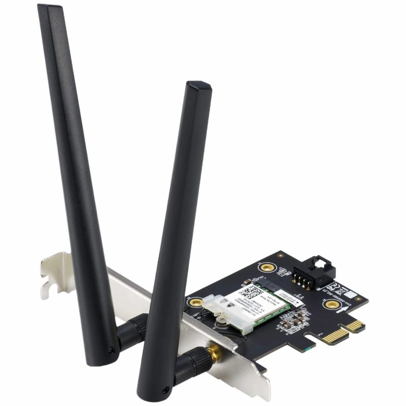 PCE-AX1800_ASUS-AX1800-Dual-band-Wifi-6-pCIe-Adapter_01 ASUS AX1800 Wi-Fi 6 Dual-Band PCIe Adapter Networking