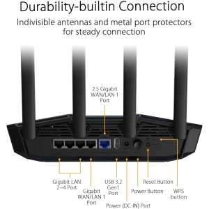 ASUS TUF Gaming BE3600 Wi-Fi 7 Dual-Band AiMesh Router Networking