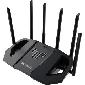 ASUS TUF Gaming BE6500 Wi-Fi 7 Dual-Band Gaming Router – Extendable with Quad 2.5Gb Ports