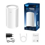 Cudy BE11000 Wi-Fi7 Tri-band Mesh Wi-Fi System (1 Pack)-White Networking
