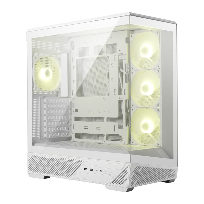 MAG-PANO-130R-PZ-WH_MSI-MAG-PANO-130R-PZ-ATX-Gaming-Chassis-White_wr_01 MSI MAG PANO 130R PZ ATX Gaming Chassis - White Chassis/Cases