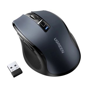 UGREEN MU006 2.4GHz Wireless Optical Mouse – Black Mice