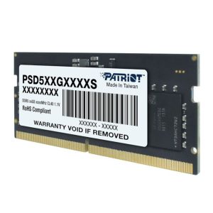 Patriot Signature Line DDR5 16GB 4800MHz Single Rank SODIMM Notebook Memory Notebook Memory