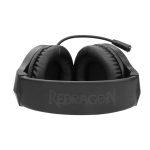 REDRAGON Over-Ear HYLAS Aux (Mic and Headset)|USB (Power Only)_x000D_
RGB Gaming Headset - Black Gaming Headsets