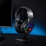 REDRAGON Over-Ear PANDORA USB (Power Only)|Aux (Mic and Headset) RGB Gaming Headset - Black Gaming Headsets