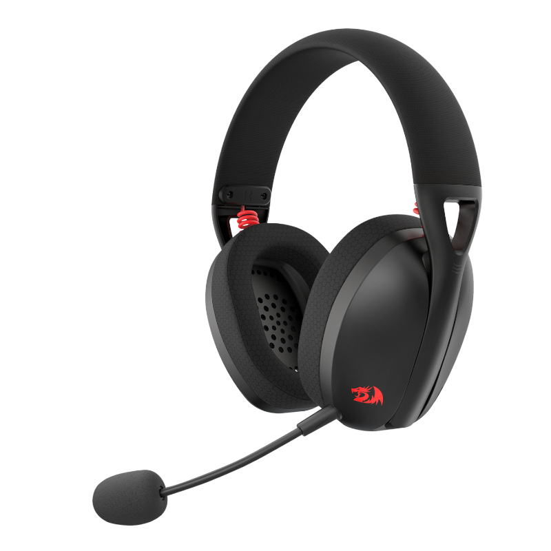 RD-H848_wr_01 REDRAGON Over-Ear IRE BT5.2 Wireless Gaming Headset - Black Gaming Headsets