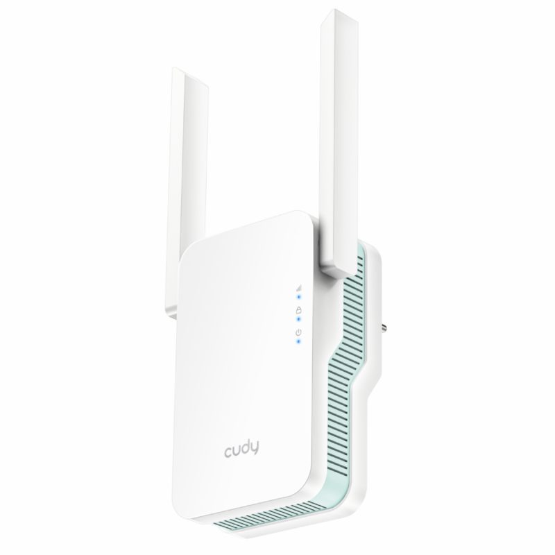 Cudy AX1500 Dual-Band Wi-Fi 6 Range Extender (Wall Plug)-White Networking