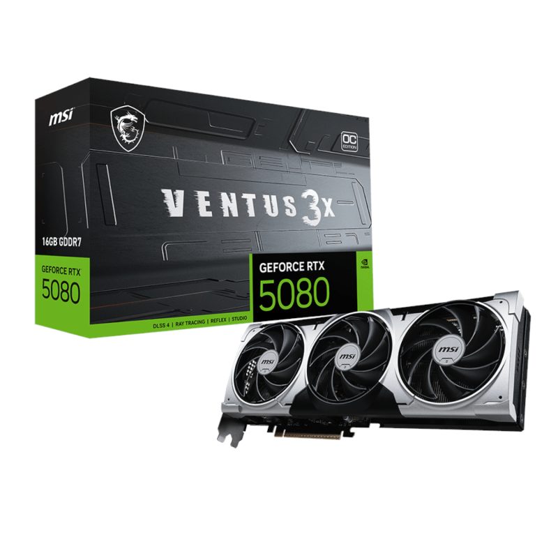 RTX5080VENTUS3XOCPLUS16GB_MSI-GeForce-RTX-5080-16G-VENTUS-3X-OC-PLUS-Graphics-Card-Silver_wr_01 MSI GeForce RTX 5080 16G VENTUS 3X OC PLUS Graphics Card Graphics Cards