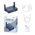 Cudy AX3000 2.5G Wi-Fi 6 Mini VPN Travel Router (TR3000) Networking