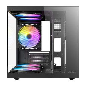 Antec VCX10M ARGB Micro-ATX | ITX Mini-Tower Gaming Chassis - Black Chassis/Cases