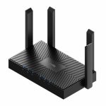 Cudy AX3000 5-Port Gigabit Dual-Band Wi-Fi 6 Mesh Router – Black Networking