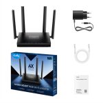 Cudy AX3000 5-Port Gigabit Dual-Band Wi-Fi 6 Mesh Router – Black Networking