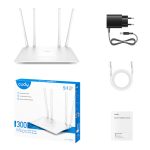 Cudy WR300S 300Mbps 5-Port Wi-Fi 4 Router – White Networking