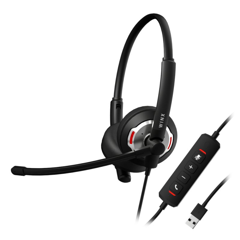 WX-HS108_wr_01 WINX CALL Pro AI Noise Cancelling Mic Headset Headsets